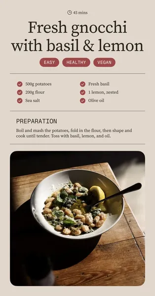 Email design template 13 created with Flodesk Studio